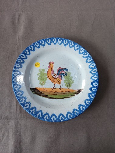 Ancienne assiette coq - ancienne,