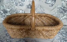 Panier ancien Osier ROTIN /
