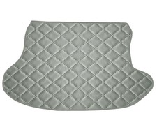 Matelassé Cuir artificiel GRIS Tapis coffre pour Infiniti FX II, QX70 2008-2017