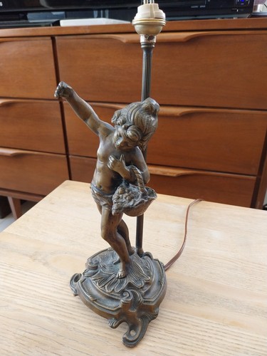 Sculpture pied lampe en - pied,