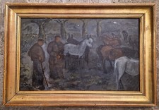Beau Tableau Ancien HSP pays