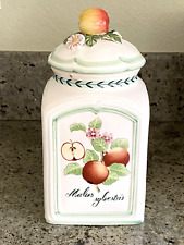 VILLEROY & BOCH FRENCH GARDEN CHARM "Malus Sylvestris"  Large CANISTER (MINT!)