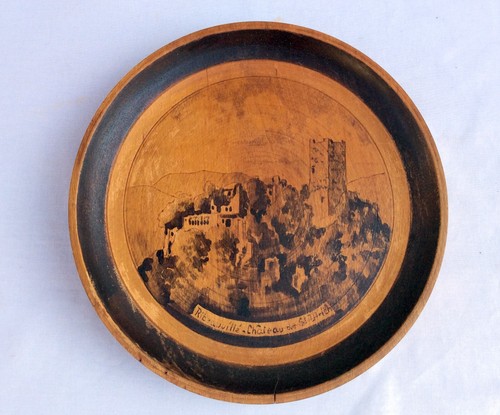 Assiette bois vide poches - bois,