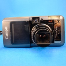Canon PowerShot S70 7.1MP Compact Digital Camera Black Tested W/ 2GB CF Sd Card