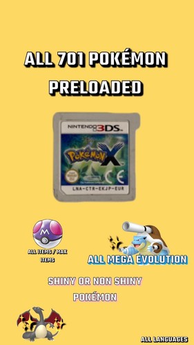 Pokémon 3ds with - |, all