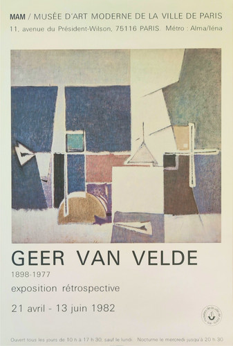 Geer van velde affiche - geer,