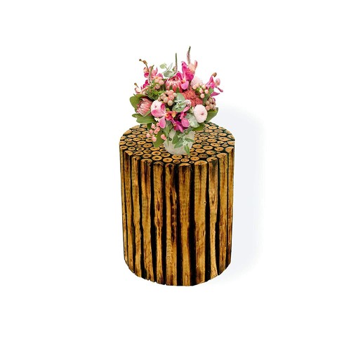 Bois artisanal forme ronde - artisanal,
