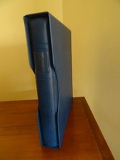 Album Lindner Etui avec 40 feuilles neutres 2 à 5 Bandes +Lot de 30 Feuilles