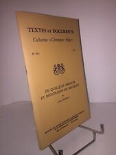 De quelques abbayes et