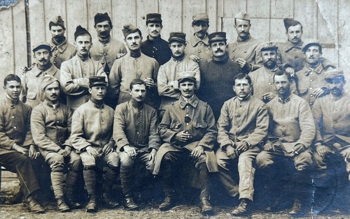 Photo poilu prisonnier guerre - poilu,