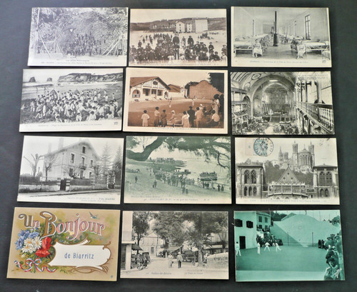 Lot cartes postales - lot, 12