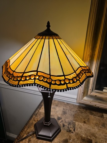 Vintage tiffany style stained - vintage,