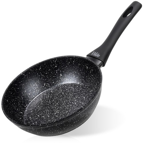 Poêle frire granit pour - poêle, à
