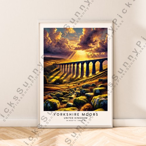 Yorkshire moors œuvre - yorkshire,