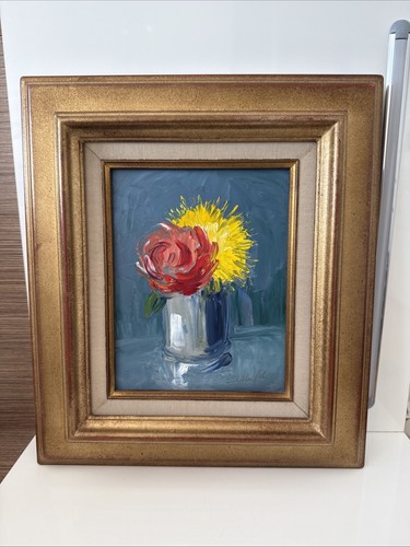Tableau huile signé deux - huile,
