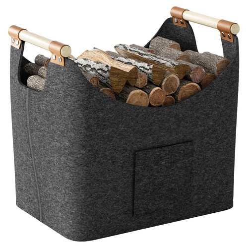 Panier bûches en feutre - à,