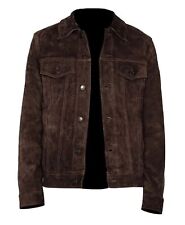 Veste camionneur homme en cuir