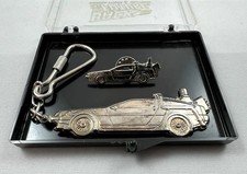 Retour vers le Futur - Set Pin's et Porte clé Souvenir DeLorean (1993)