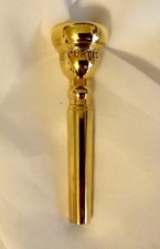 60s SCHILKE CUSTOM 20A Trumpet mthp 27 throat GOLD PLATE piccolo D/Eb