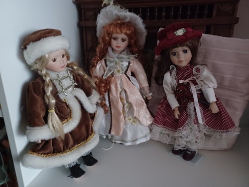 Lot poupées 30cm tête - 30cm,