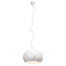 Lustre Suspendu Lampe De Plafond Status Blanc Rond Ø41Cm Design Max 5X 28W E27
