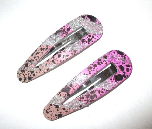 Barrettes pailletées - 2, cm