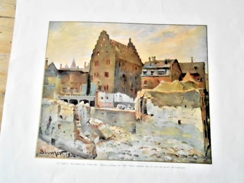 Strabourg gravures le vieux - strabourg, "le