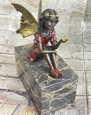Statue D'Ange Fée En Bronze