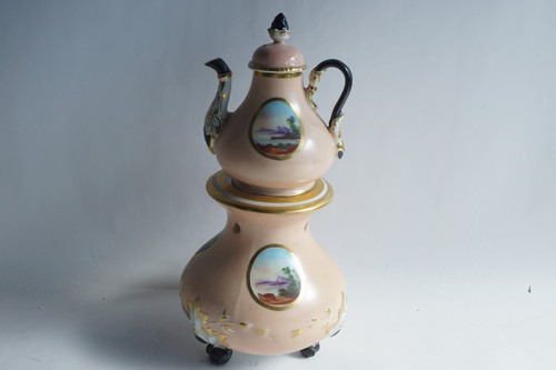 Tisanière porcelaine xixe - tisanière,