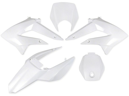 Kit carénages blanc derbi - 5,