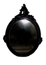 Miroir Napoléon III en bois