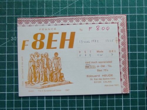 Br0931 carte radio amateur - carte,