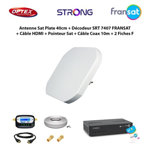 Antenne sat plate - antenne,