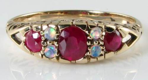 Bague art déco - bague, 9