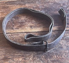 Lebel rifle leather strap dated 1918 riveted manufacture WW1