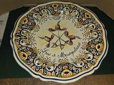 ANCIENNE ASSIETTE EN FAÏENCE