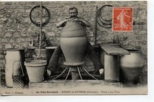 NORON LA POTERIE - Calvados - postcard 14 - potter in turn - POTERIES
