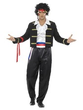 Smiffys 80s New Romantic Costume, Black (Size M)