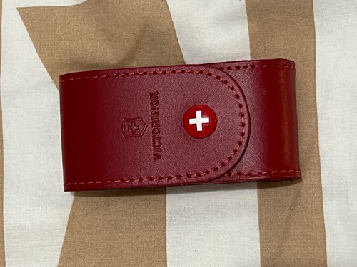 Victorinox etui cuir rouge - victorinox,