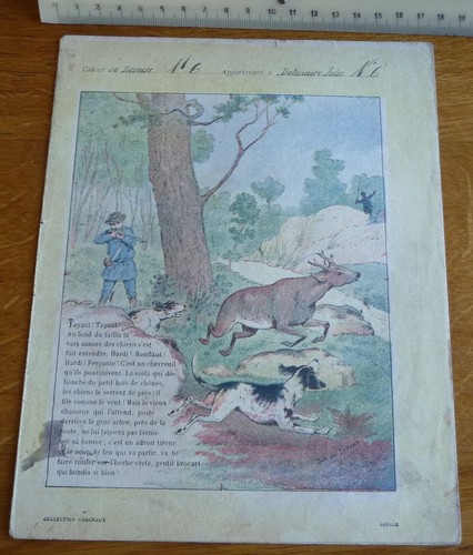 Ancien protège cahier - ancien, protège-cahier