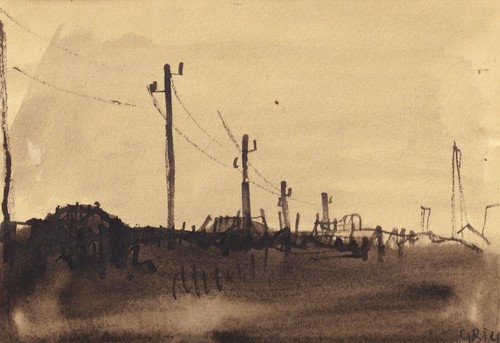Tableau paysage urbain - tableau,