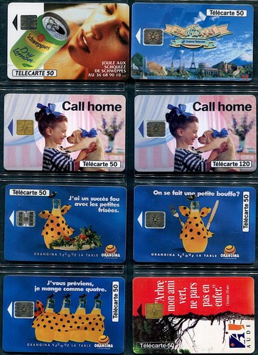 France lot 8 cartes - france,