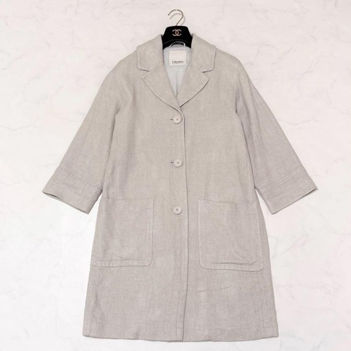 Manteau long printemps lin - en,