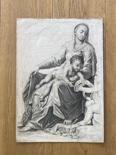 Gravure ancienne nicolas - ancienne,