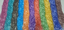 11 Sparkling Hanks of Different Colors 2 Cut Glass 11/0 Satin Seed Beads Sol Gel