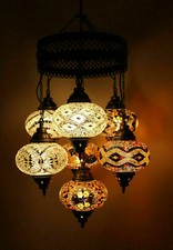 Lustre plafonnier suspendu en
