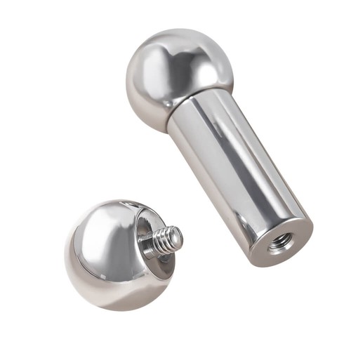 Barbell titane avec boules vis