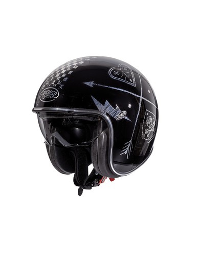 Casque moto jet vintage - jet,