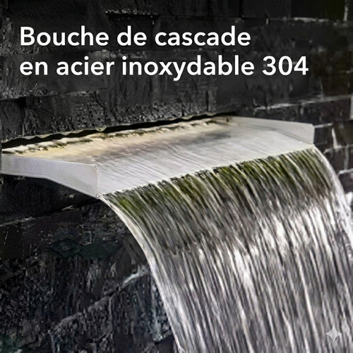 Lame eau rectangulaire pour - lame, d'eau
