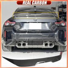 FOR 22-25 BMW G42 2 SERIES M240i G87 M2 DRY Carbon Rear Trunk Spoiler Wing Lip